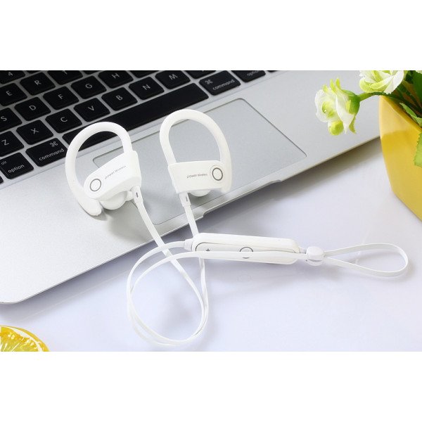 Wholesale Power Wireless Sports Bluetooth Stereo Headset HB5 (White)
